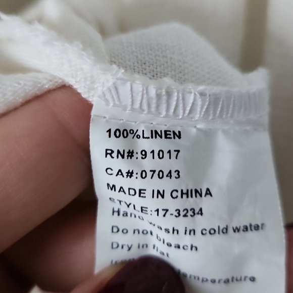 Laffaire Embroidered White and Blue Women's Dress - Picture 5 of 5